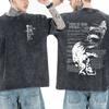 Jesus Christian Forgive Them Father Vintage Washed T-shirt Men Women Gothic Fashion Oversized Short Sleeves T Shirts Streetwear