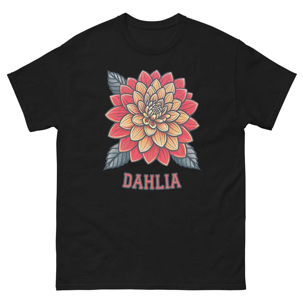 Dahlia Plant Horticulture Landscaping Gardening T-Shirt
