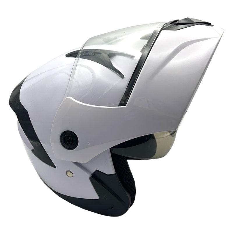 

Unisex Warm Double Visor Flip-up Helmet for Electric Scooters & Motorcycles Standard
