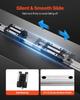 Linear Rail Guide Kit, HGR20, 2PCS 600 mm (23.62 inch) Linear Rails and 1PCS Ball Screw, 4PCS Slide Blocks, with BF12/BK12 End Support, Coupling, and