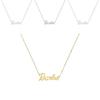Barbie Alphabet Necklace Stylish And Sweet Stainless Steel Jewelry