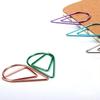 100 stykker metallmateriale dråpeform papirklips Gull Sølvfarge Kawaii Cute Bookmark Clip Skrivesaker Kontor Skolerekvisita
