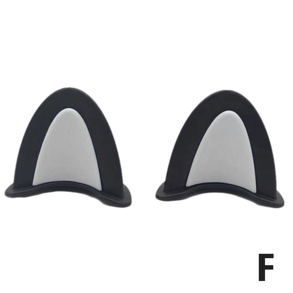 2 Stück Universal Motorradhelm Katzenohren Dekoration Outdoor Sport Teufelshörner Ecke Motorradhelm Dekorationszubehör