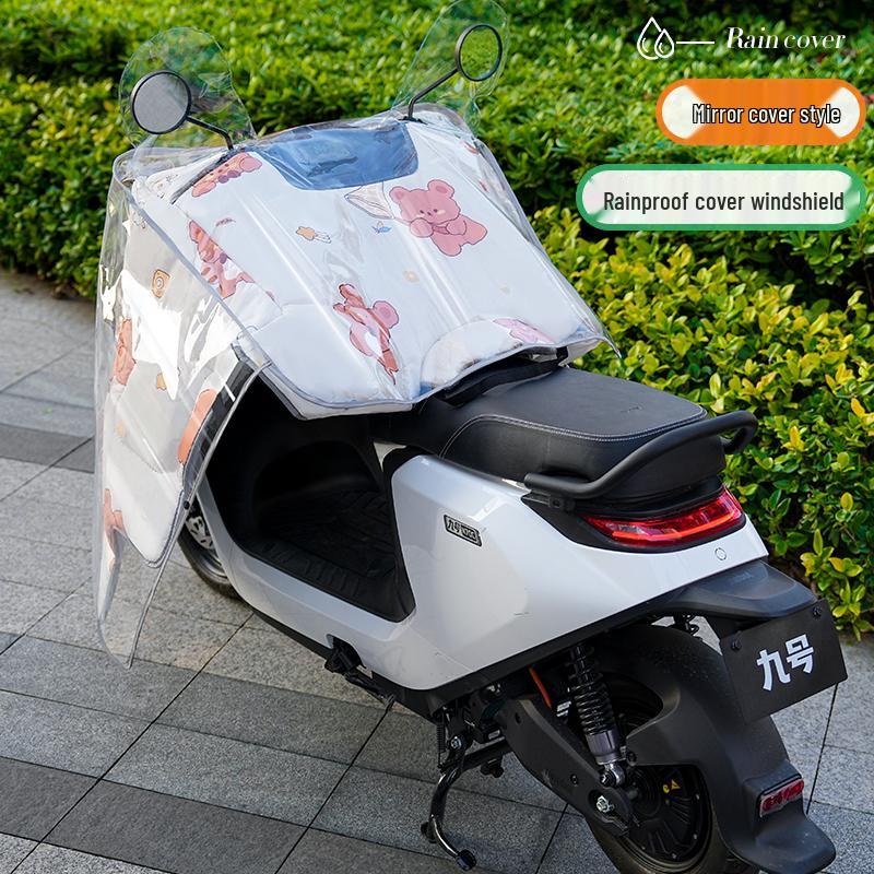 Extra Large Electric Car Windshield and Bicycle Handlebar Rain Cover
