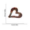 1pc Cute Heart Shaped Hair Claw Clips Colorful Acrylic with Gold Accents Multiple Pretty Hues Perfect for Sweet Y2K Hairstyles