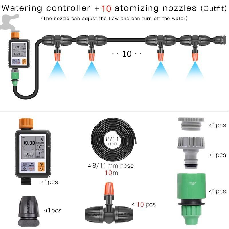 Garden Balcony Fully Automatic Watering Machine Automatic Water Timer Irrigation Watering System Intelligent Irrigation Controller