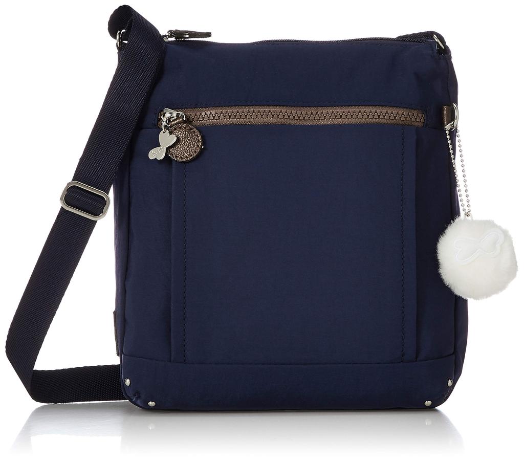 Kanana Project PJ8-3rd 62104 Umhängetasche, Vertikales Design, Platz für 500 ml PET-Flaschen, Hintertasche, Marineblau