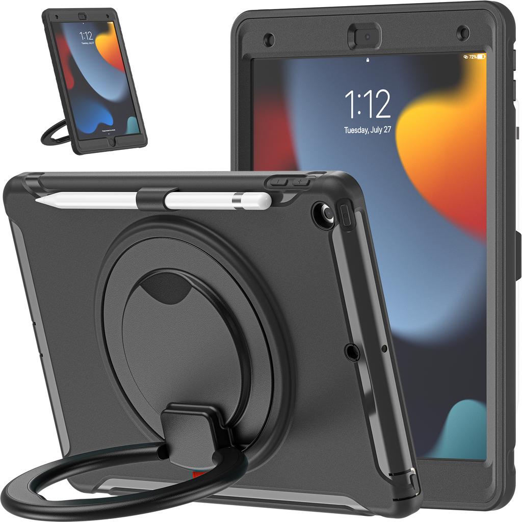 Case for IPad A16 2025 11th 10.9 2022 10th 10.2 7th 8th 9th Gen Air 3 2 1 Pro 10.5 9.7 2017 2018 Rotating Armor Cover Shockproof