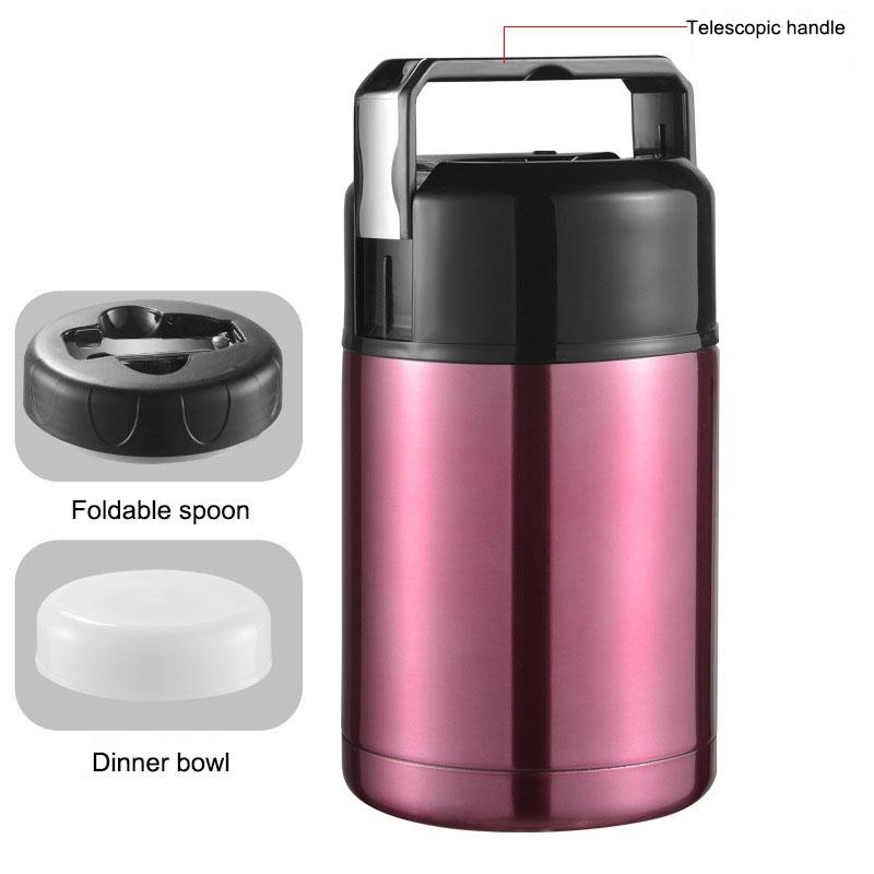 1000ml Large Lunch Box Insulated Lunch Bag Food Warmer Soup Cup Thermos Containers Bento Lunch Box for Kids