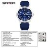Sanda Fashion Youth Quartz Wristwatch: Casual Digital, Dual Calendar, Luminous, Waterproof, Unisex.