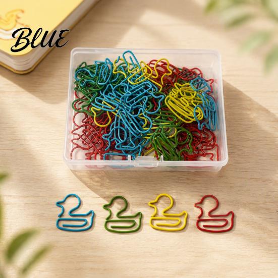 School Supplies for Kids 50PCS Cute Decorative Paper Clips Colorful Assorted Shapes Metal Bookmark Clips Journaling File Organizer Office And Novelty