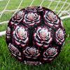 1pc Rose Artwork Size 5 Soccer Ball Professional Match Training Football Indoor &Outdoor Sports Ball Lightweight Durable m6545