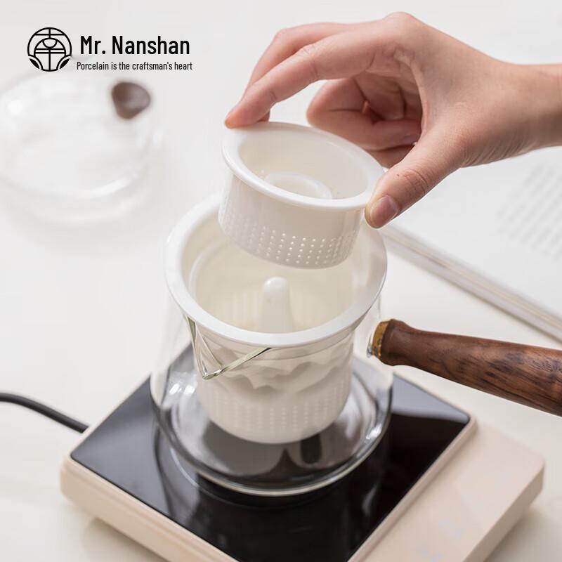 Heat-Resistant Glass Teapot with Electric Ceramic Stove