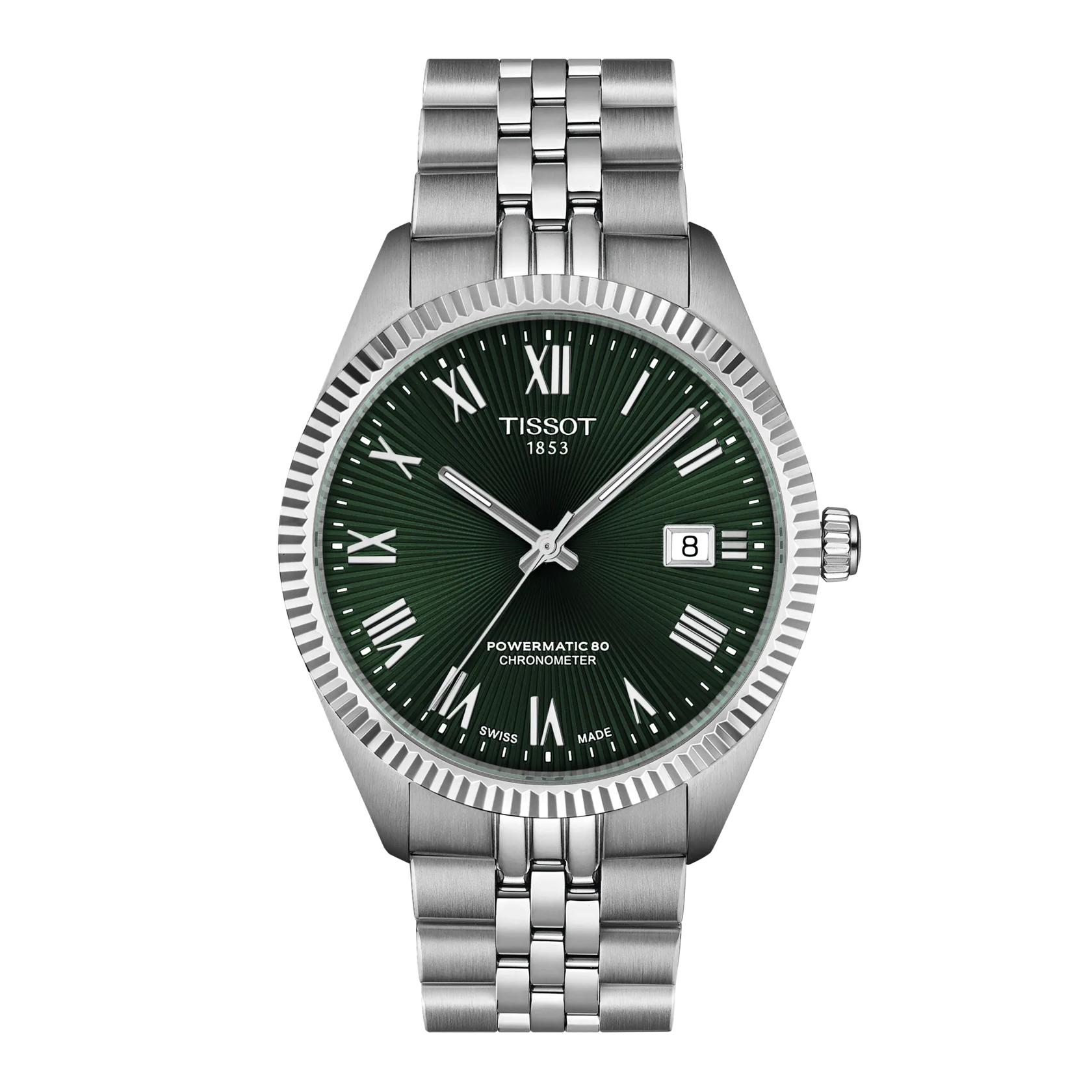 

Tissot Stainless Steel Green Dial Men s Fashion Watch T156.408.11.093.00 зелений