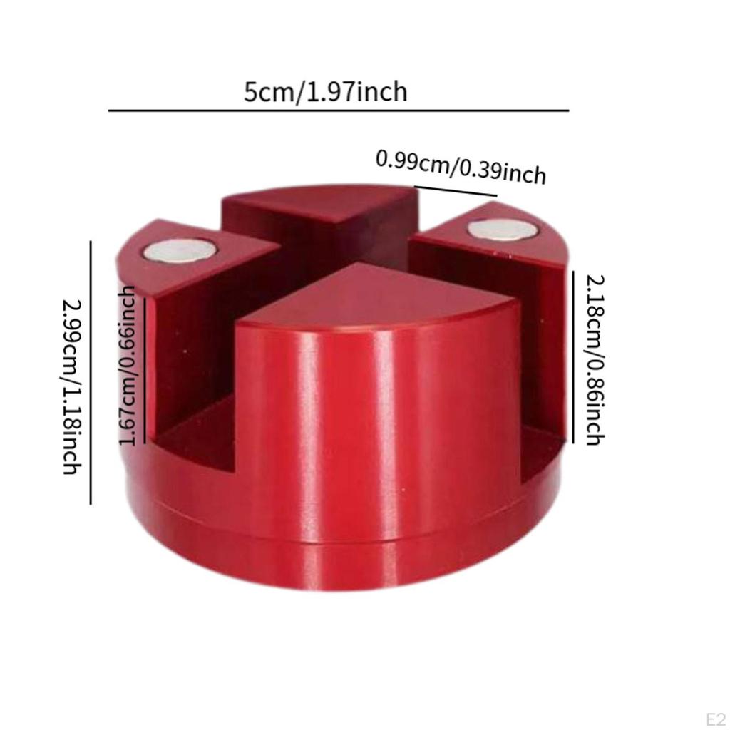 X Slot Jack Pad Dia 2inch Automotive Accessories for Vehicles Sturdy Spare Parts Disk Floor