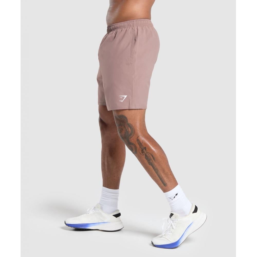 Gymshark Arrival 7  Shorts Powder Mauve A2a1l Kb7d