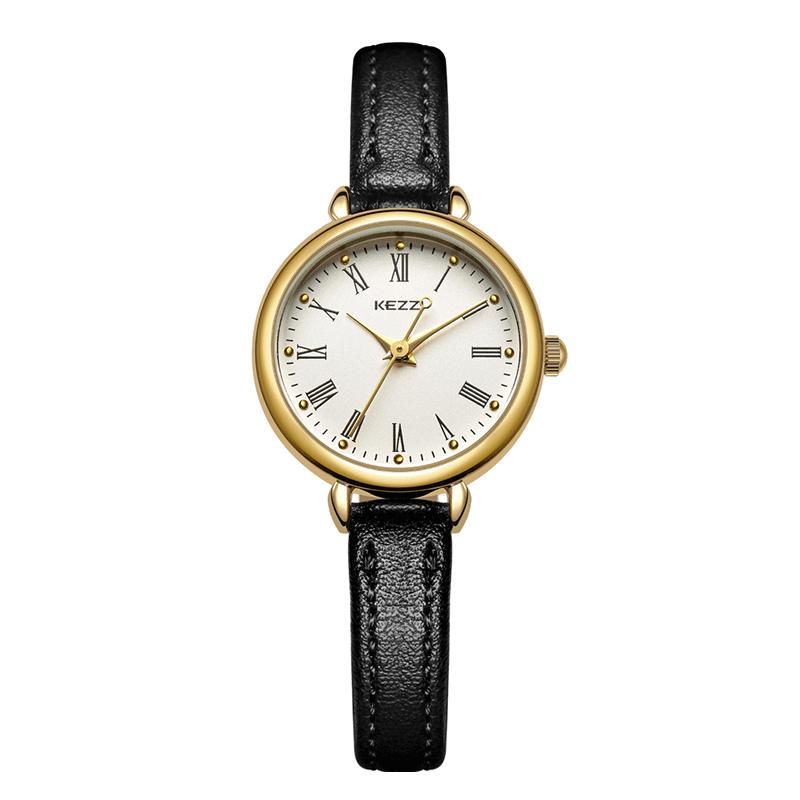 Kezzi Women's French Niche Watch: Elegant Minimalist Dial, Mori Girl Style, Light Luxury for Female Students