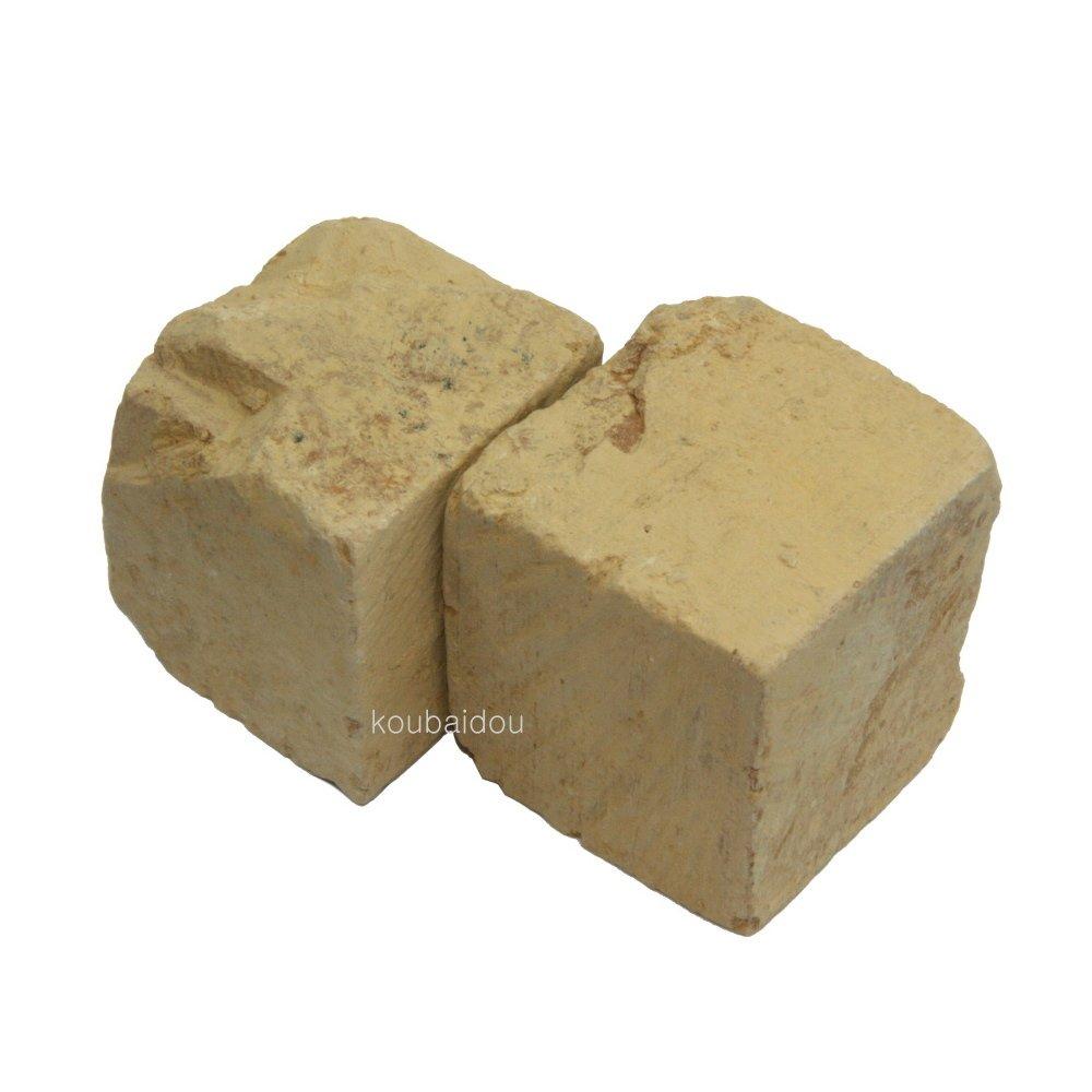 

Kobaido Calligraphy Supplies Natural Mud Whetstones for Large Inkstones (Set of 2)