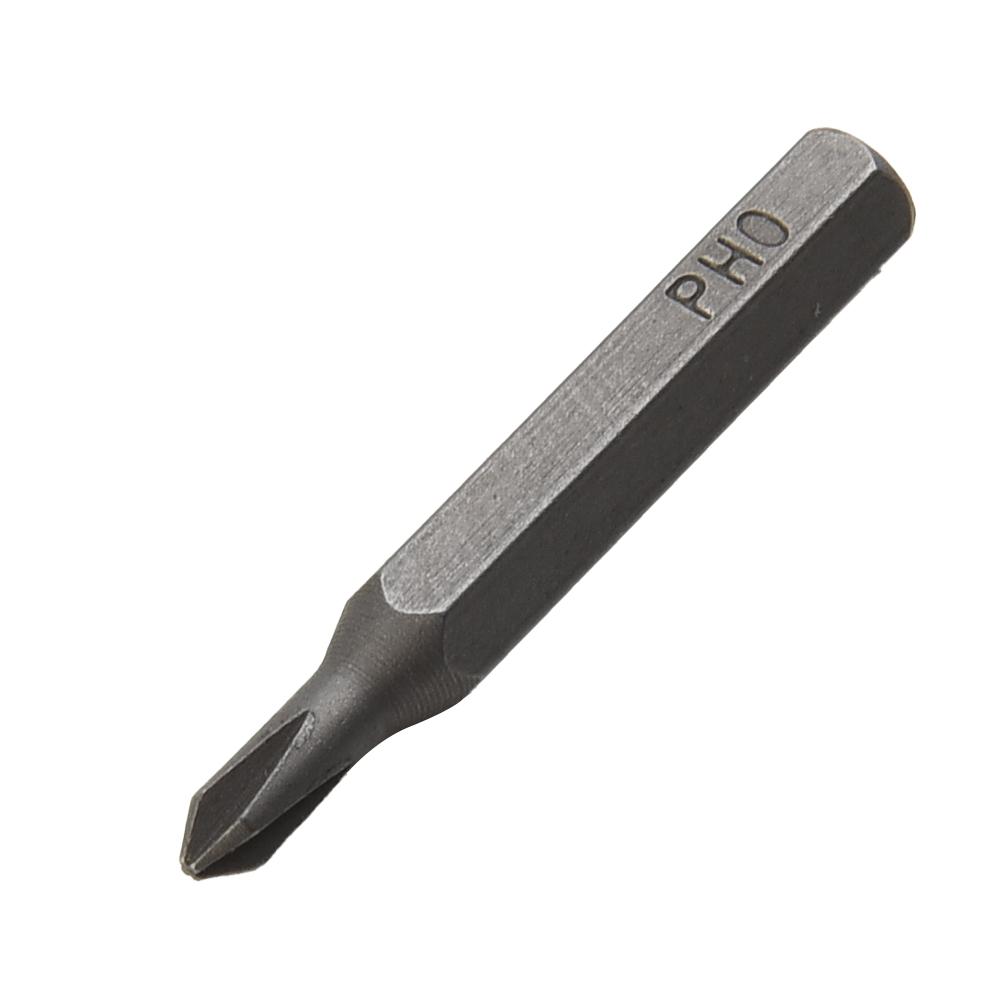 5pcs Bits Screwdriver Hex PH0000 PH000 PH00 PH0 PH1 PH2 Cross Screwdriver Bits H4x28mm Screwdriver Magnetic Bits