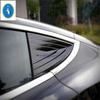 Rear Louver Shutter Spoiler C Column Triangle Wing Window Protect Cover Trim For Tesla Model 3 2018 -  Accessories Exterior