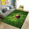 American Football  Rugby  Area Rug Large,Carpet Rug for Living Room Bedroom Sofa Doormat Decoration,  Kids Non-slip Floor Mat 3D
