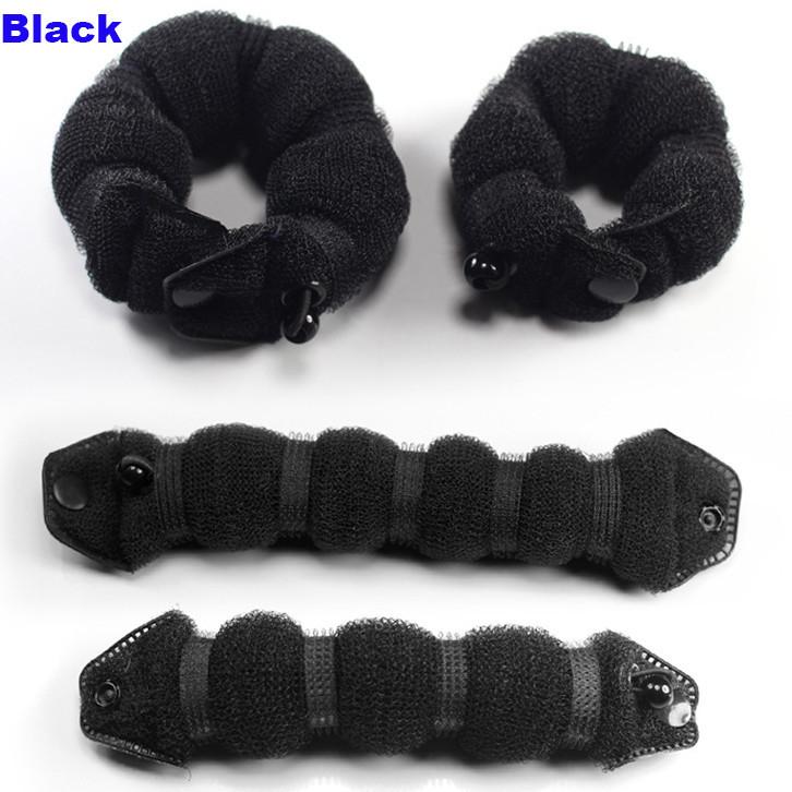 New Popular Nylon Hair Bun Maker Stylish Non-damaging Bun Twist Hair Accessory