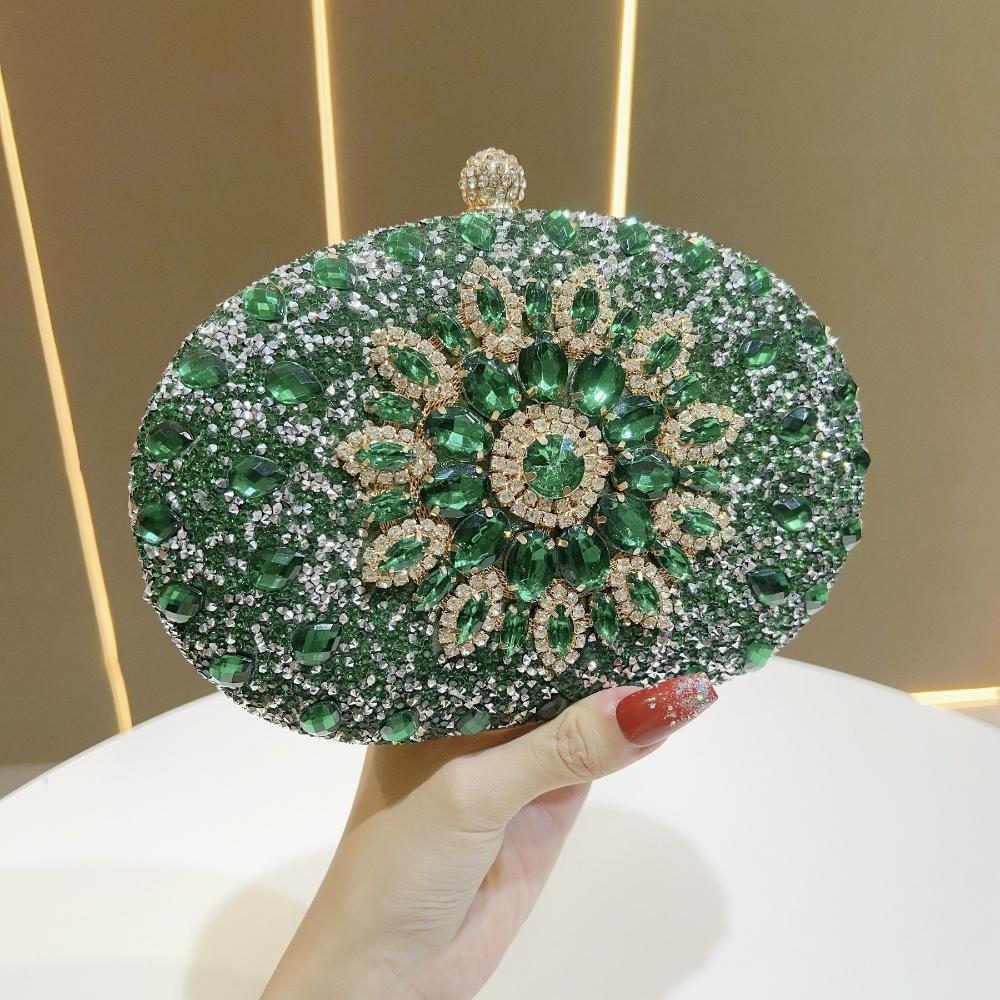 Luxurious Diamond-Encrusted Rhinestone Crossbody Small Handbag Versatile Elegant Women's Fashion Accessory