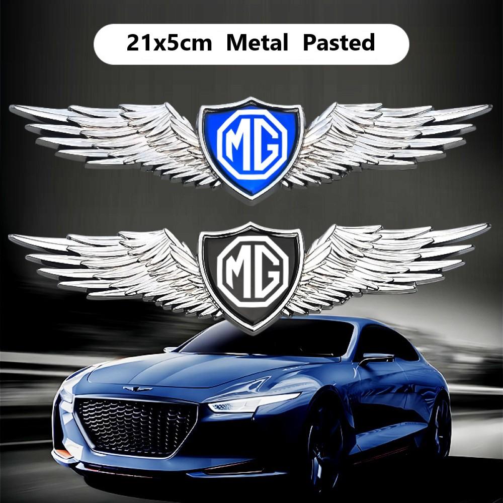 For MG Car Trophy GS TF ZR ZS ES HS Morris ONE GT 3SW MARVEL EZS MG6 MG3 MG4 MG5 MG7 Front hood Emblem Eagle wing Badge Stickers bso1