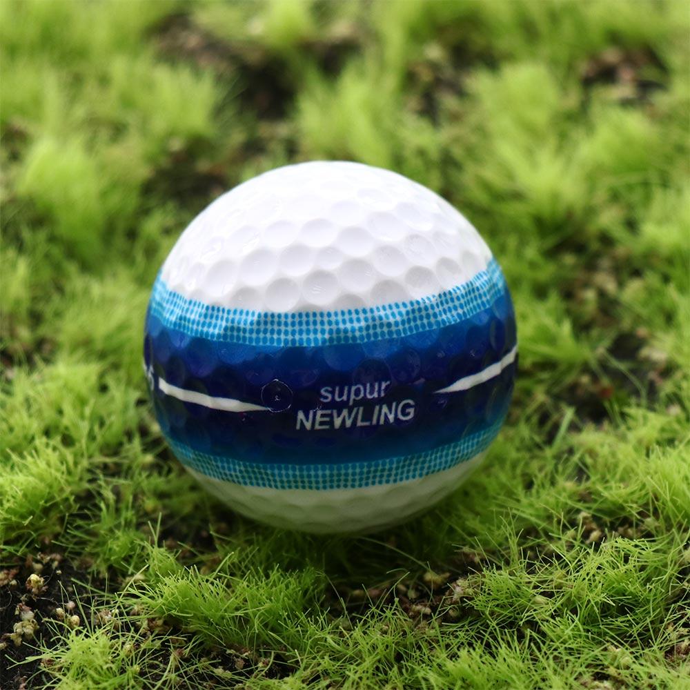Sky Blue Golf Balls 360 ° Aiming Super Long Distance Golf Ball Golf Three Layer Ball  Game Balls
