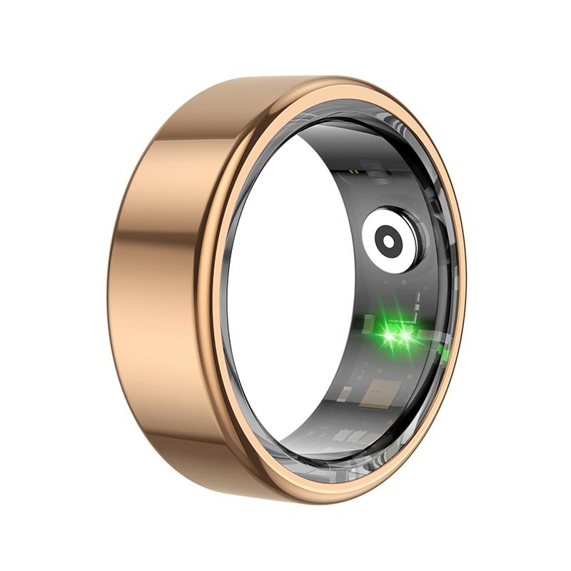 R02 Smart Ring  Mens Rings for Woman Smartring Heart Rate Monitor Multi-sport Mode Bluetooth Fitness and Sleep Tracker