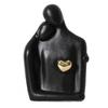 Ceramic Couple Statue Hugging Kissing Lover Figurine Decor Romantic Couple Heart Sculpture For Wedding Valentine's Day Gift