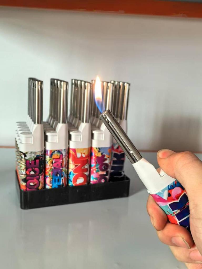 Refillable Long Flame Lighter for Gas Stoves and Candles