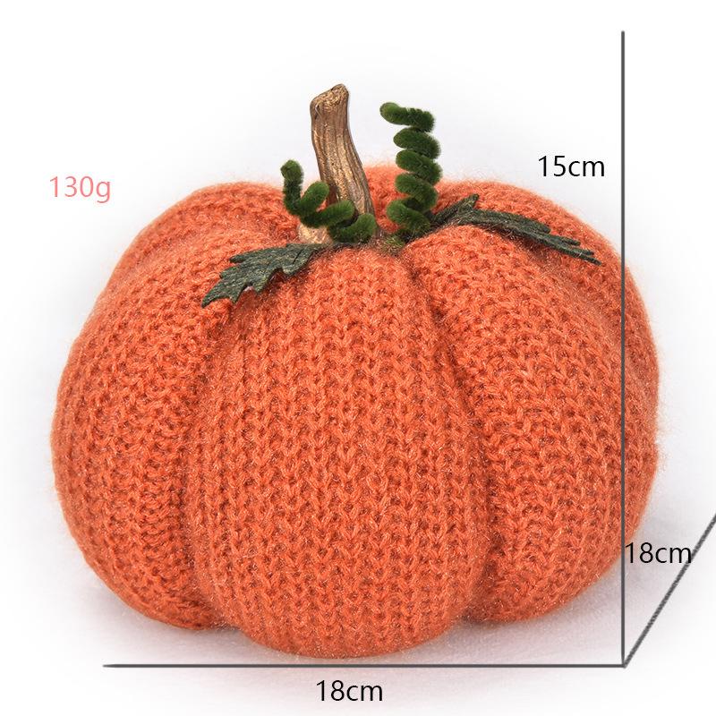Ornamento Zucca Artigianale 2025 per Decorazioni del Giorno del Ringraziamento e della Festa del Raccolto