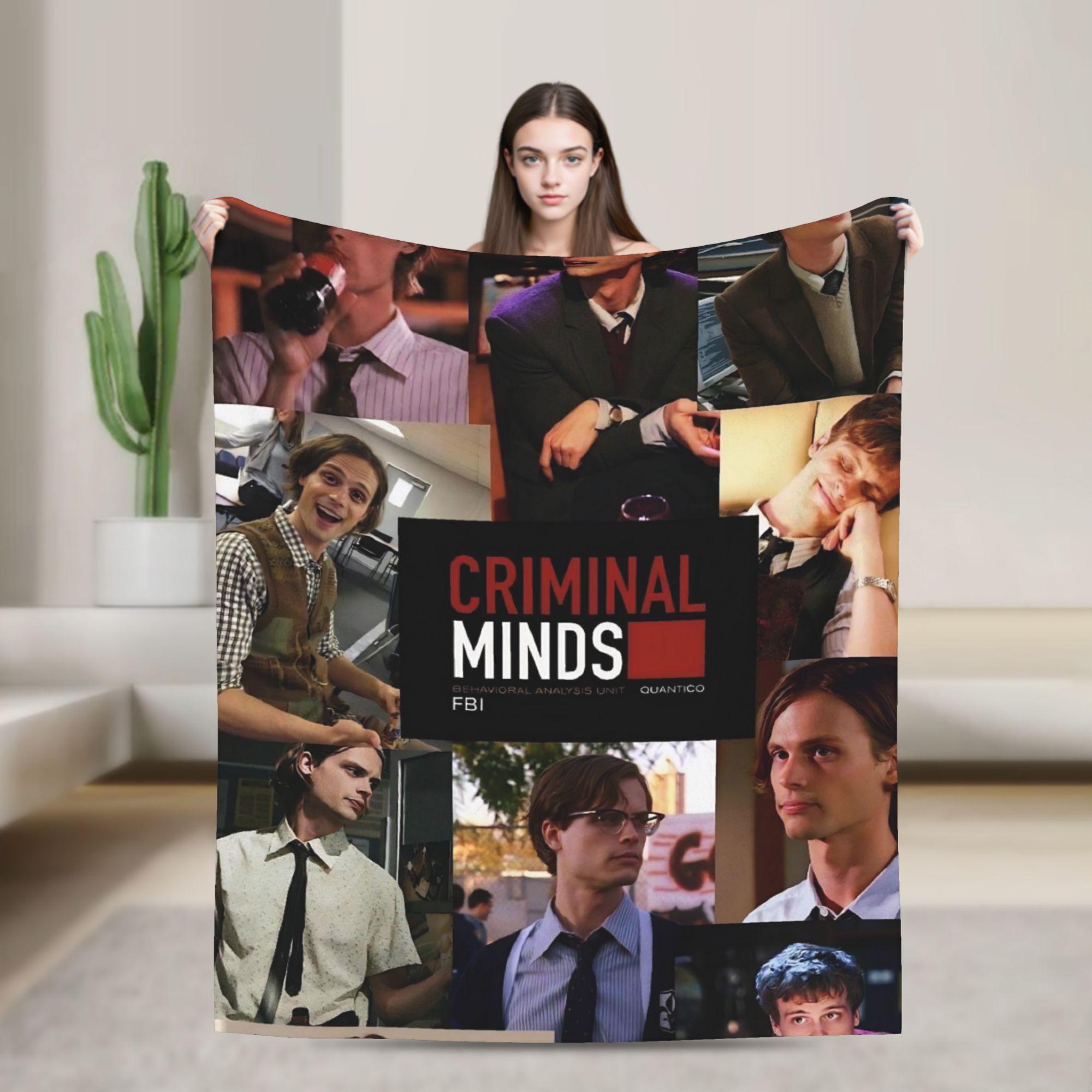 Soft Blanket Travel Criminal Minds Spencer Reid  Throw Blanket  Flannel Bedspread For Outdoor Graphic Sofa Bed Cover 30x40in
