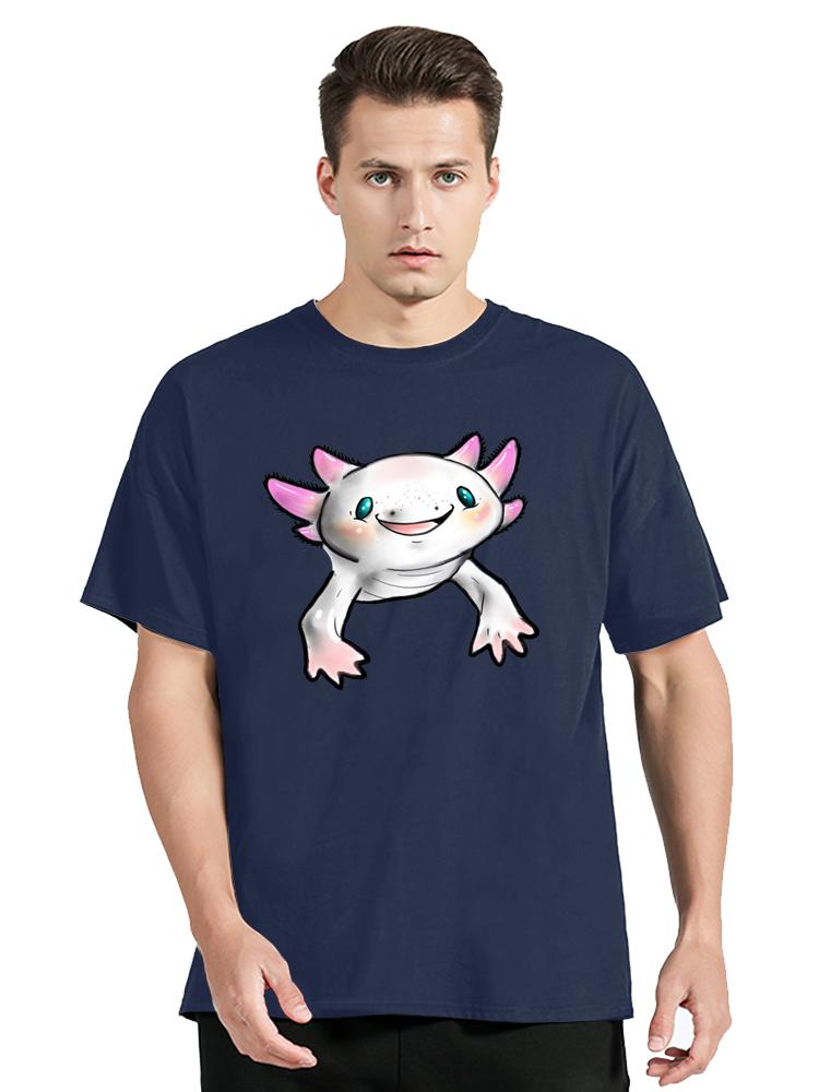 Ajolote Axolotl Übergroßes T-Shirt Sommer Herrenbekleidung Japanisch Fitness Fitness T-Shirt Anime Mode Baumwoll-T-Shirt Designer