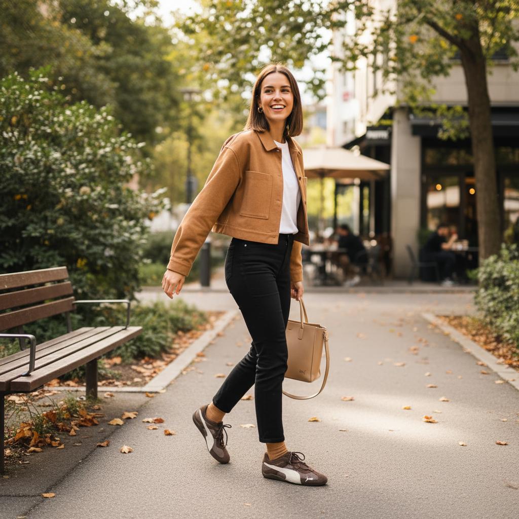 Puma Speedcat Go Chocolate Women Sneakers Brown Alpine-Snow 403589-08