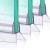 Door Sealing Strip Seal Strip Shower Screen Seal Strip Bathroom Accessory Door Bath Shower Transparent Water Deflector 100cm PVC