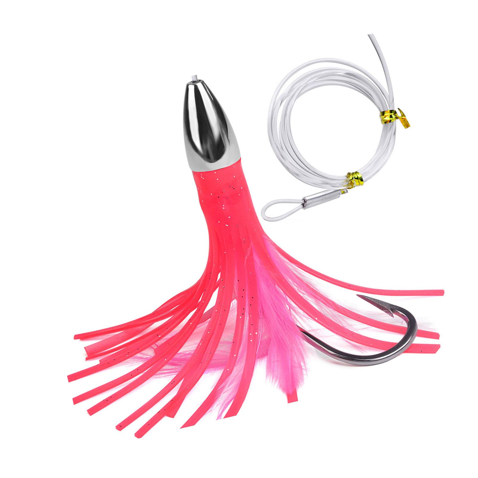 

Seawater Fishing Lures Metal Head Octopuses Squid Skirt Baits Octopuses Squid Skirt Trolling Lures Fishing Accessories