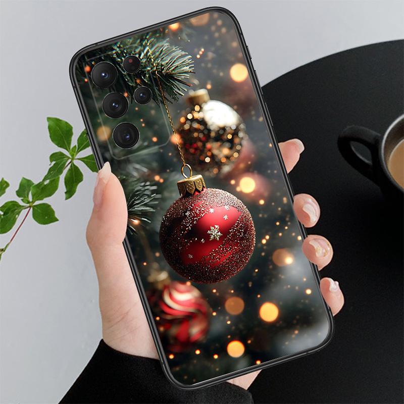 Christmas Tree Ball Phone Case For Samsung A55 A16 A56 A36 A35 A15 A53 A54 A33 A34 A25 A05S A52 A52S A14 A24 A26 A71