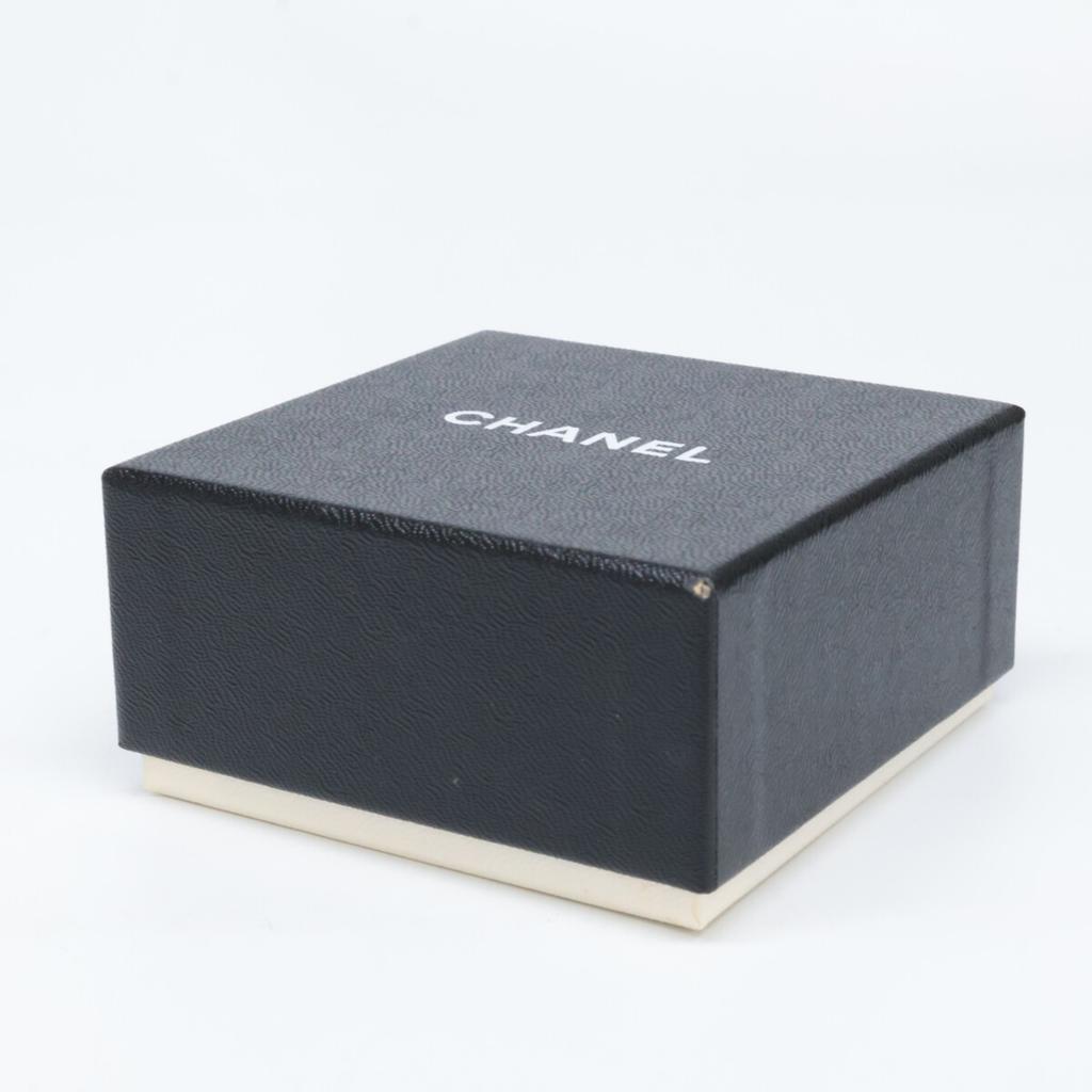 CHANEL Excellent condition 99P Vintage Matelasse Metal Quilted CC Logo Barrette Hair Clip hair accessory goldUsed