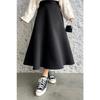 Puff Scuba Black Skirt