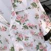 Summer Draping Floral Print Short Sleeve Shirt Men's Niche Loose Korean Style Hawaiian Cuban Collar Shirt Half Sleeve Top
