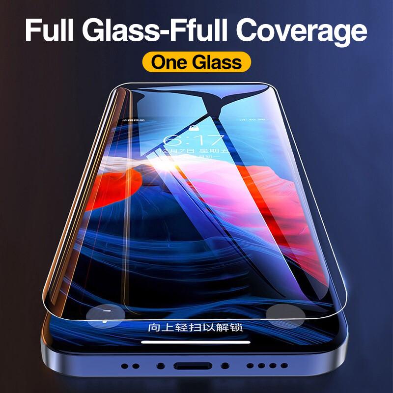 Ochranné sklo 3PCS pro iPhone 14 13 12 11 Pro XR X XS Max Film Tempered Glass pro iPhone 14 Plus 12 Pro Max Mini 7 8 6 Glass