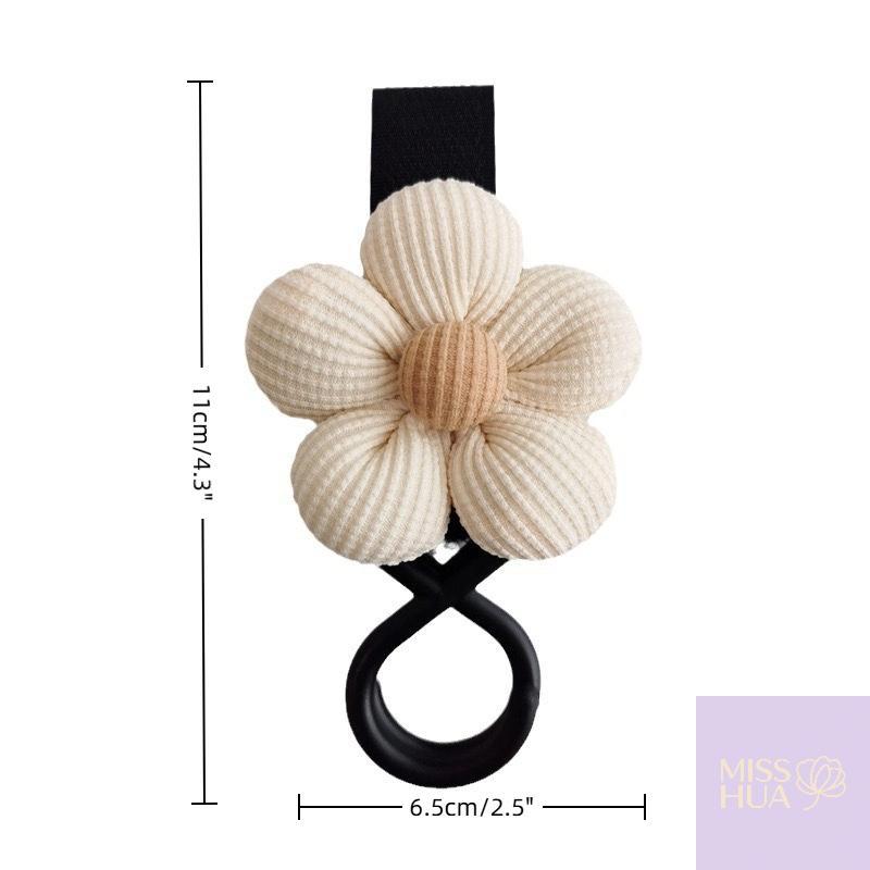 Sweet Floral Baby Stroller Bag Storage Hook; Multipurpose Umbrella Hanging Loop for Kids Cart