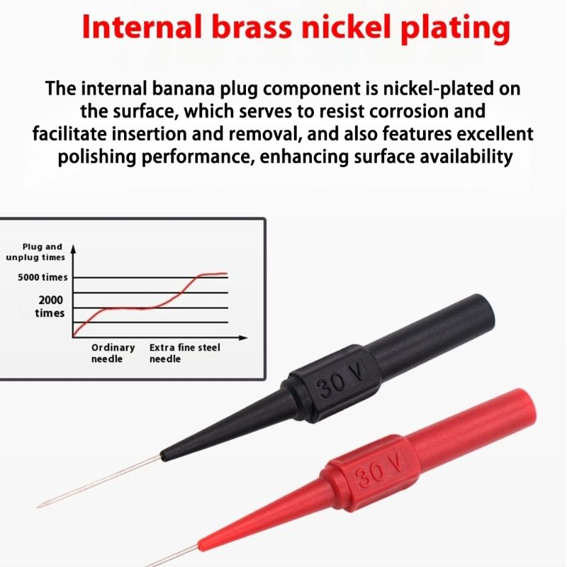 Copper Tip None Destructive Test Probe Needle For Automotive Maintenance & Electrical Diagnostics Without Damaging Wire