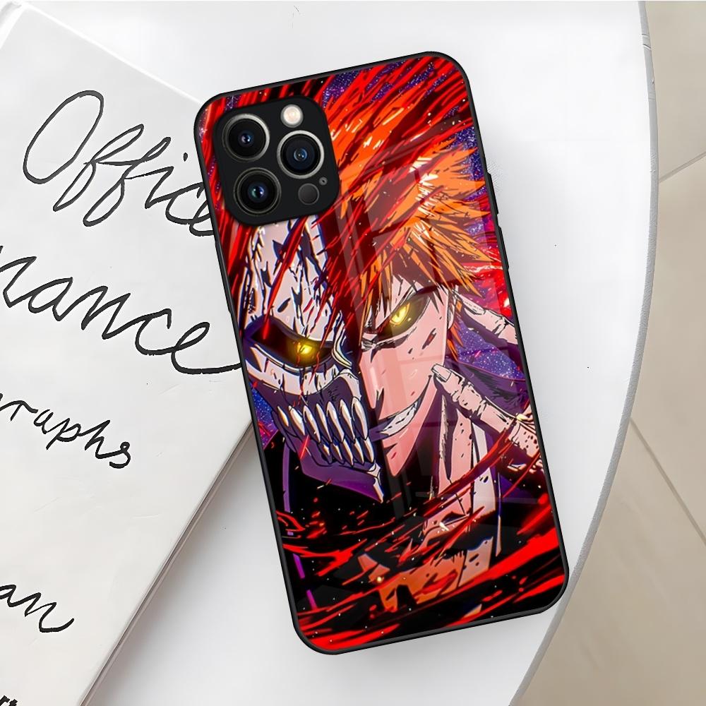 Bleach Kurosaki Ichigo Phone Case for Iphone 17 16 Air 15 14 12 11 13 Pro Max Mini X Xr Xs Se Puls Glass Cover