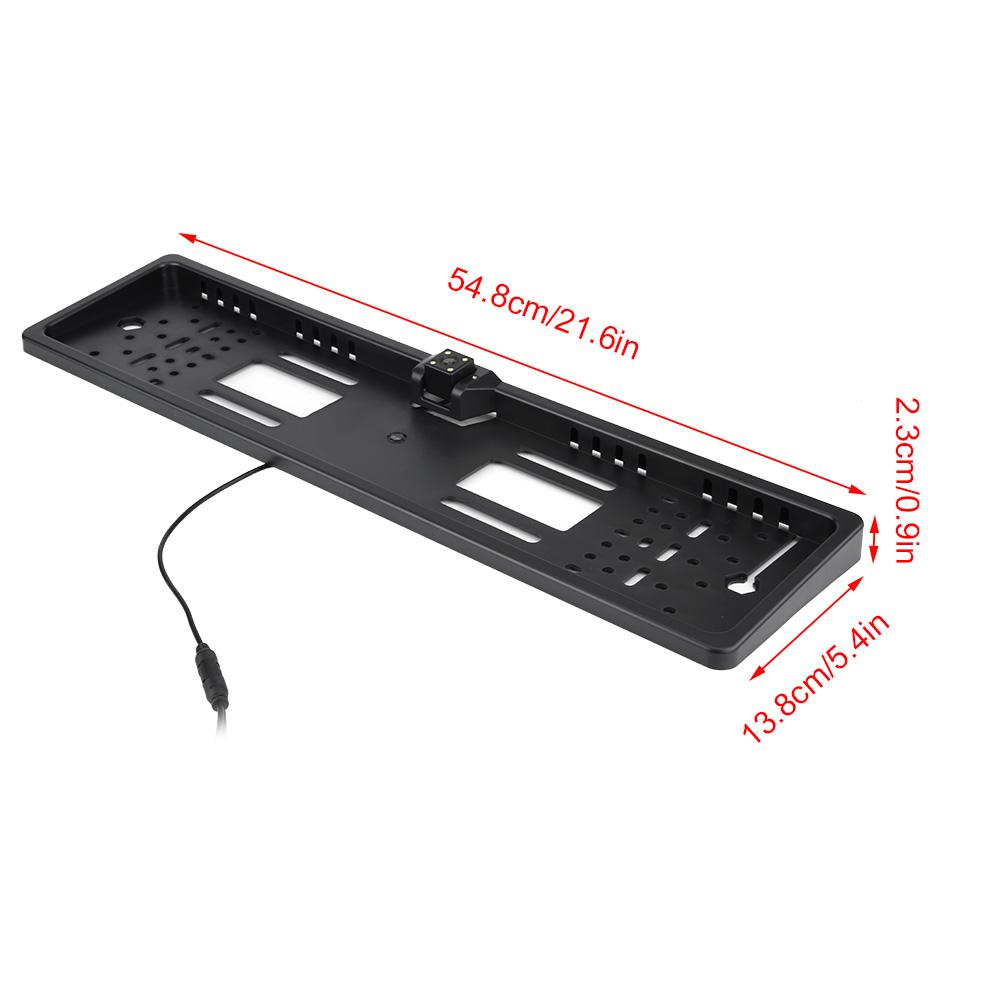 4 IR LED 170 degrees  Wide Angle Car Reaview Reverse Backup Night Vision Camera W  License Plate Frame