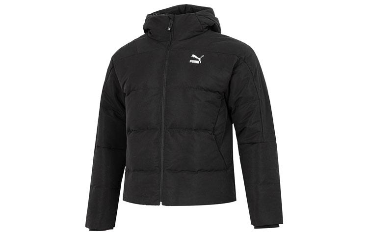 PUMA Winterized Down Jackets Men s Black Hooded Moderate 537685-01 L