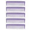 10PCS Wide Tooth Comb Detangling Ergonomic Handle Portable Hair Care Comb for for Curly Wet Long