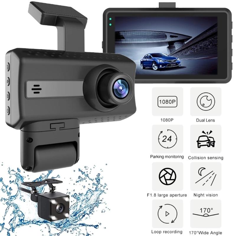 G Sensing DVR Waterproof Universal Driving Recorder Camcorder Motion Detection